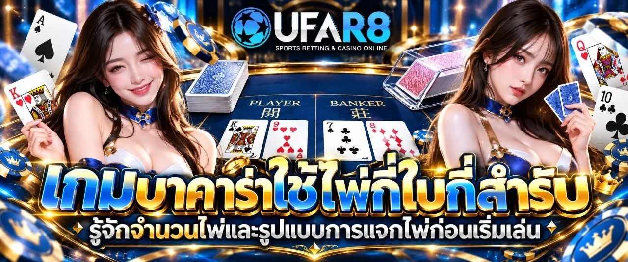 เกมบาคาร่าใช้ไพ่กี่ใบกี่สำรับ